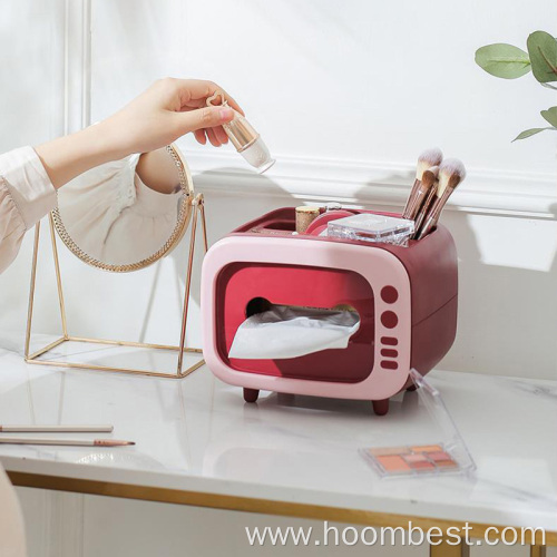 Plastic paper dispenser tissue storage box